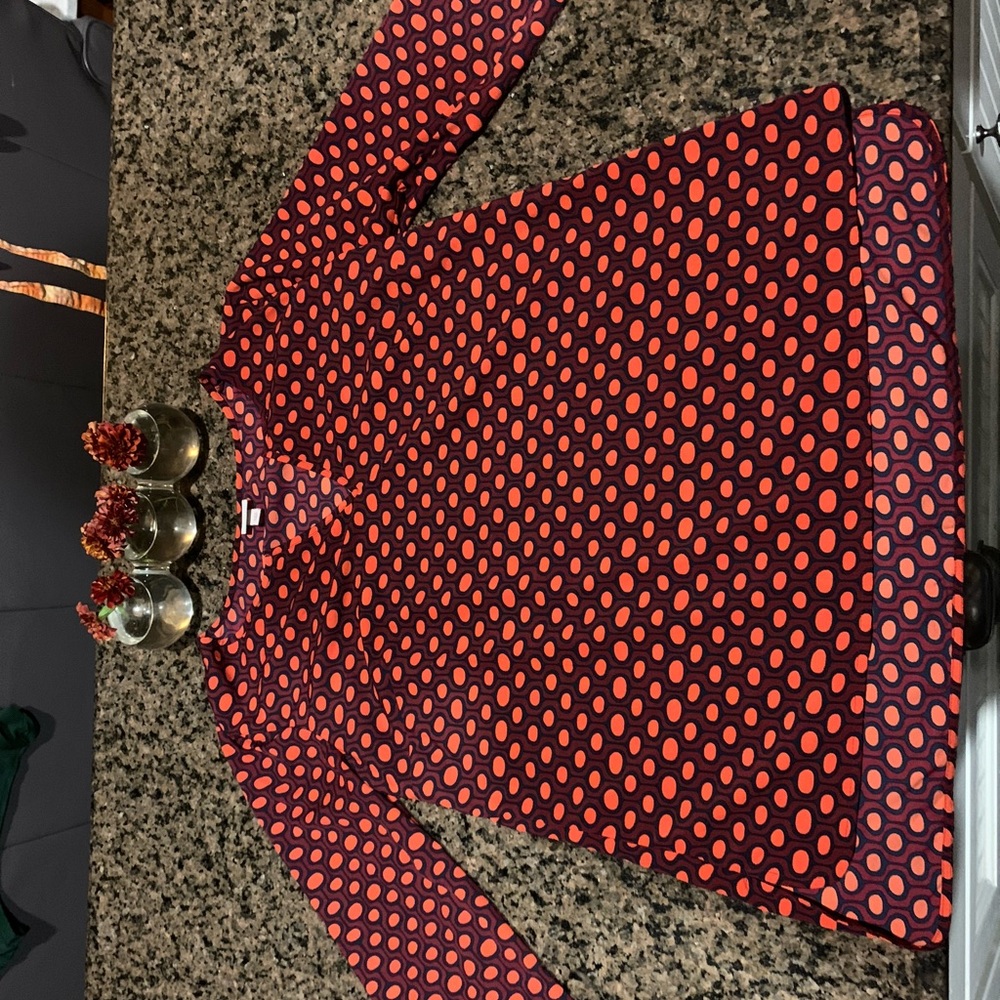 Mod Geometric Retro Merona Target Top - Picture 2 of 4